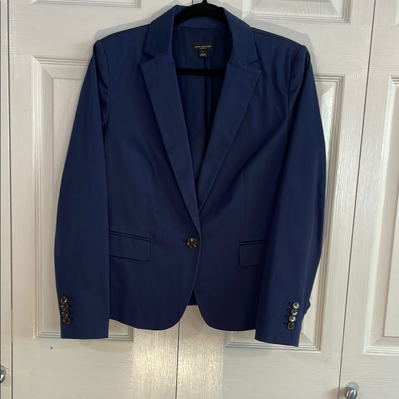 Ann Taylor Factory Midnight Blazer - Picture 1 of 9